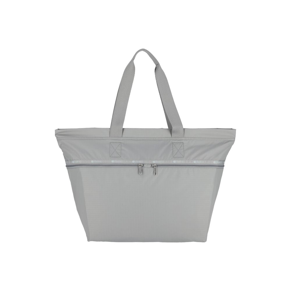 Carlin Zip Top Tote Bag Dove Grey ^_^